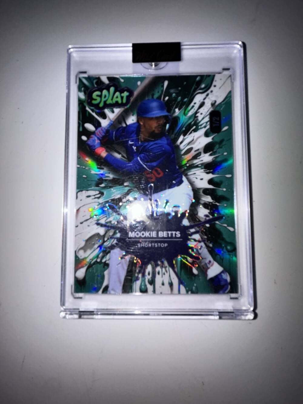 Wild Card Splat Mookie Betts Trading Card 1/2